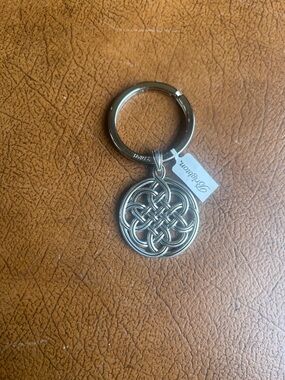 Brighton Silver Celtic Knot Keychain with Tag